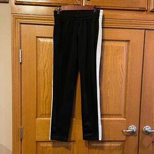 BCG Women's Black Joggers with White Stripe